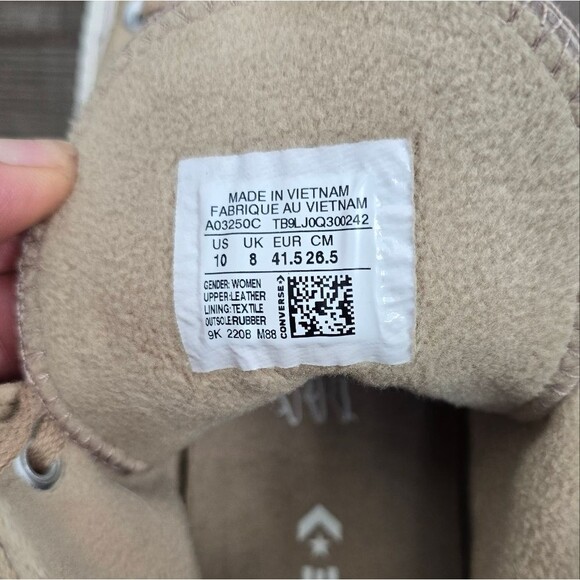 Converse Chuck Taylor All Star Lift Platform High Nomad Khaki women's size 10 - Picture 6 of 6